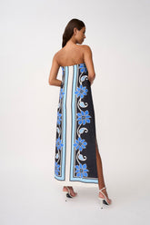 BY JOHNNY - AZURE GRANADA STRAPLESS DRESS